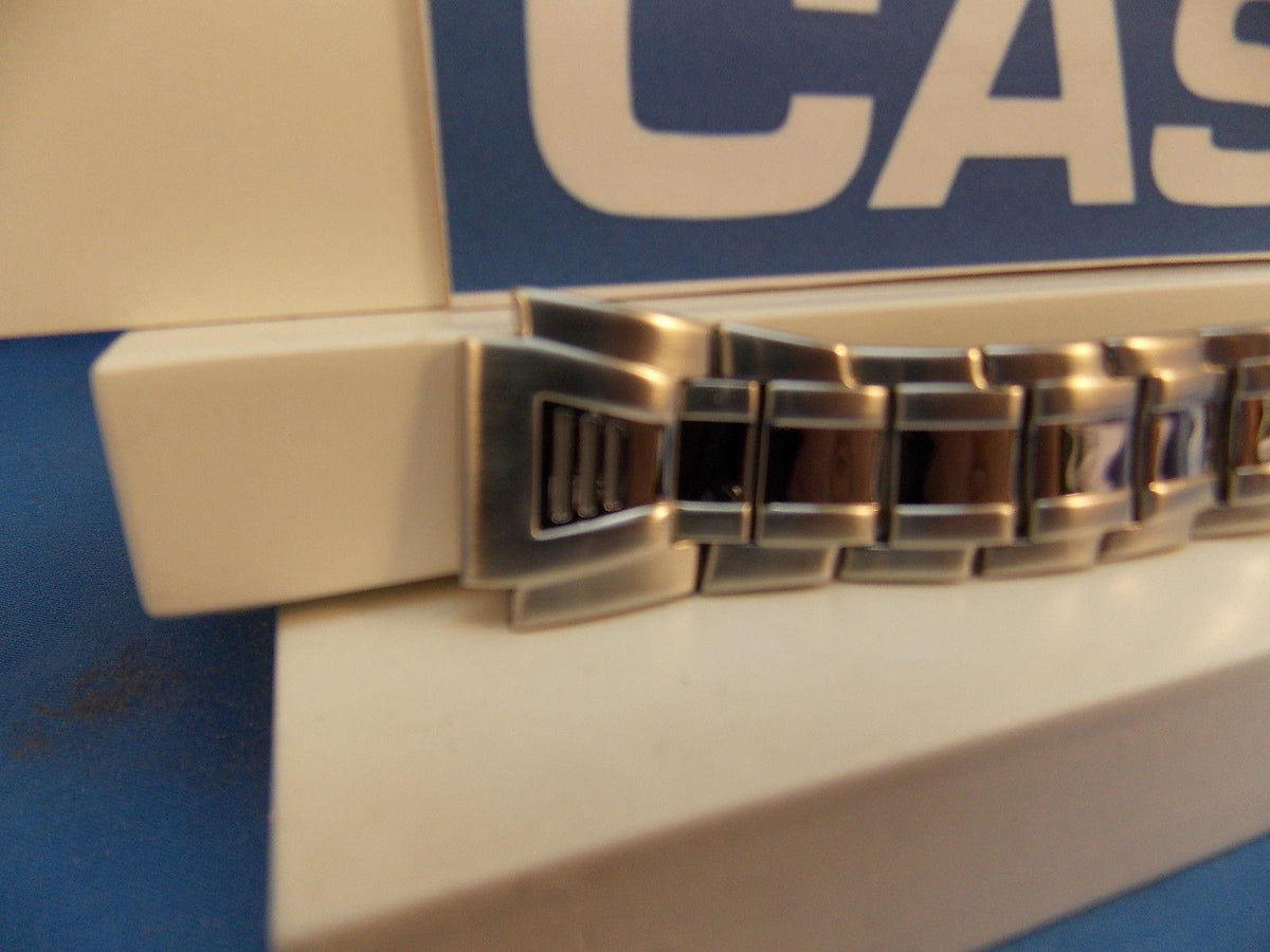 Casio Watchband AQF-102 WD-1 Bracelet All Steel Silver Tone w/Push Button Buckle