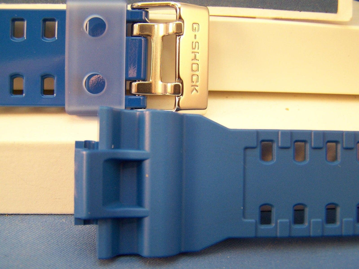 Casio Watch Band GA-110 HC-2AV. Glossy blue G-Shock Original Strap