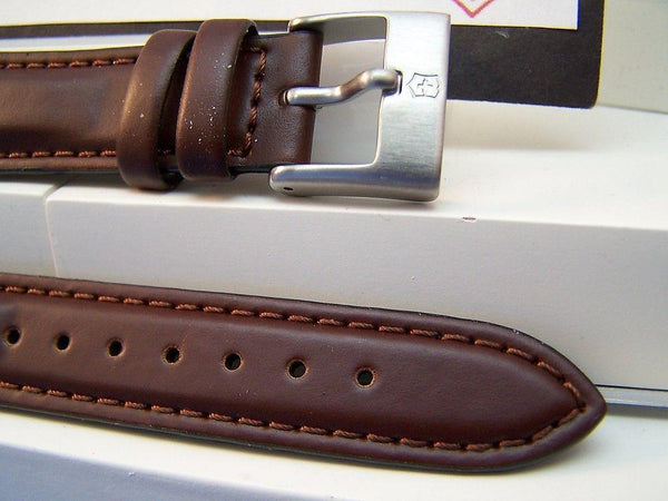 Swiss Army Watchband Excursion Ladies Brown Leather.Strap / Band Only No Pins