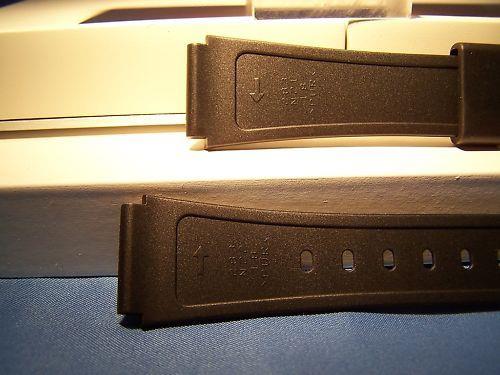Casio Original Watchband F-105 W, F-91 W. 18mm Black Resin Strap. Band