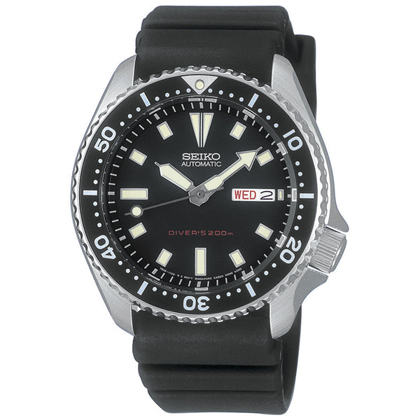 Seiko WatchBand SKX173 Divers 22mm Resin Strap. Diver watchband.Two-Piece Strap.