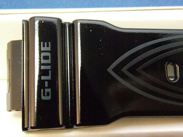 Casio watchband GLX-5600 G-Lide Shiny Black Resin w/Graphics. . Watchband