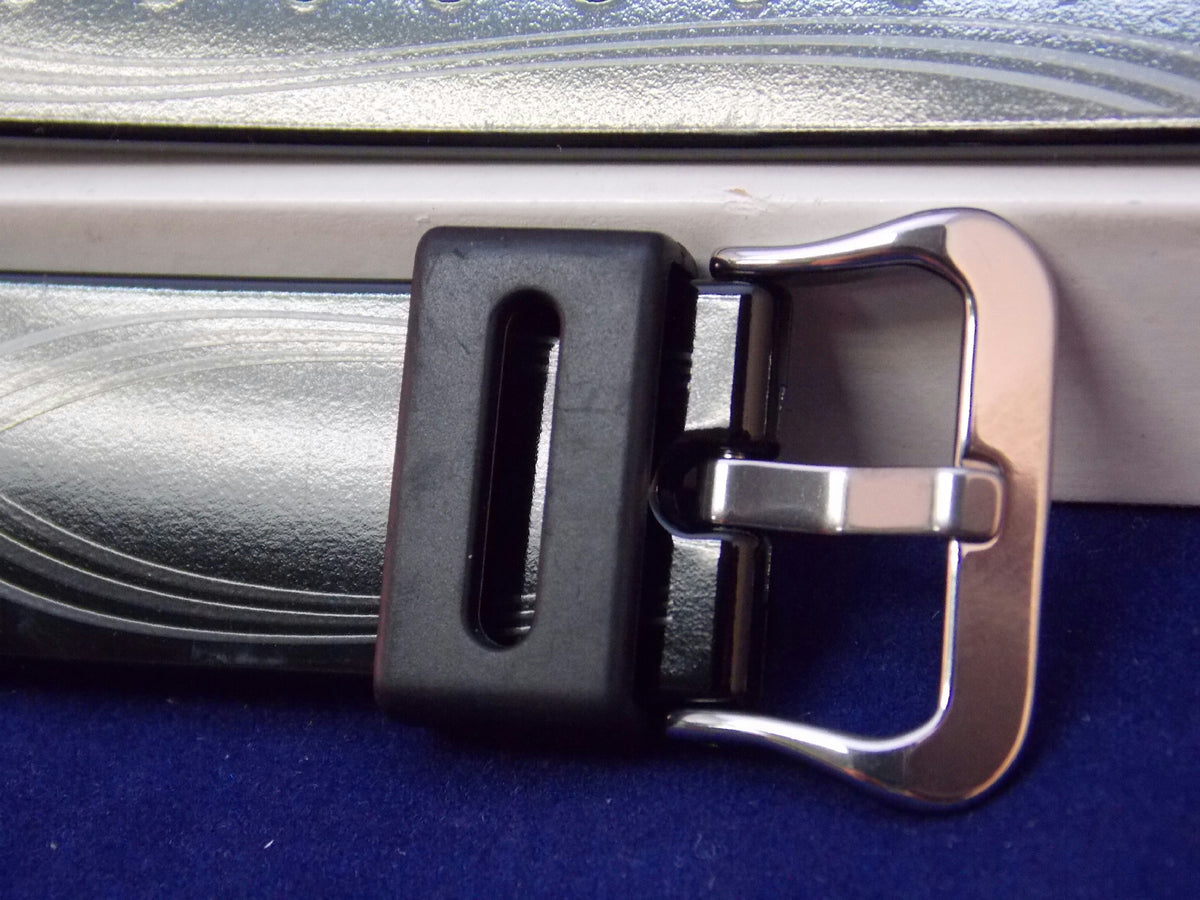 Casio Watchband GLX-5600 G-Lide Shiny Black Resin w/Graphics. Strap. Watchband