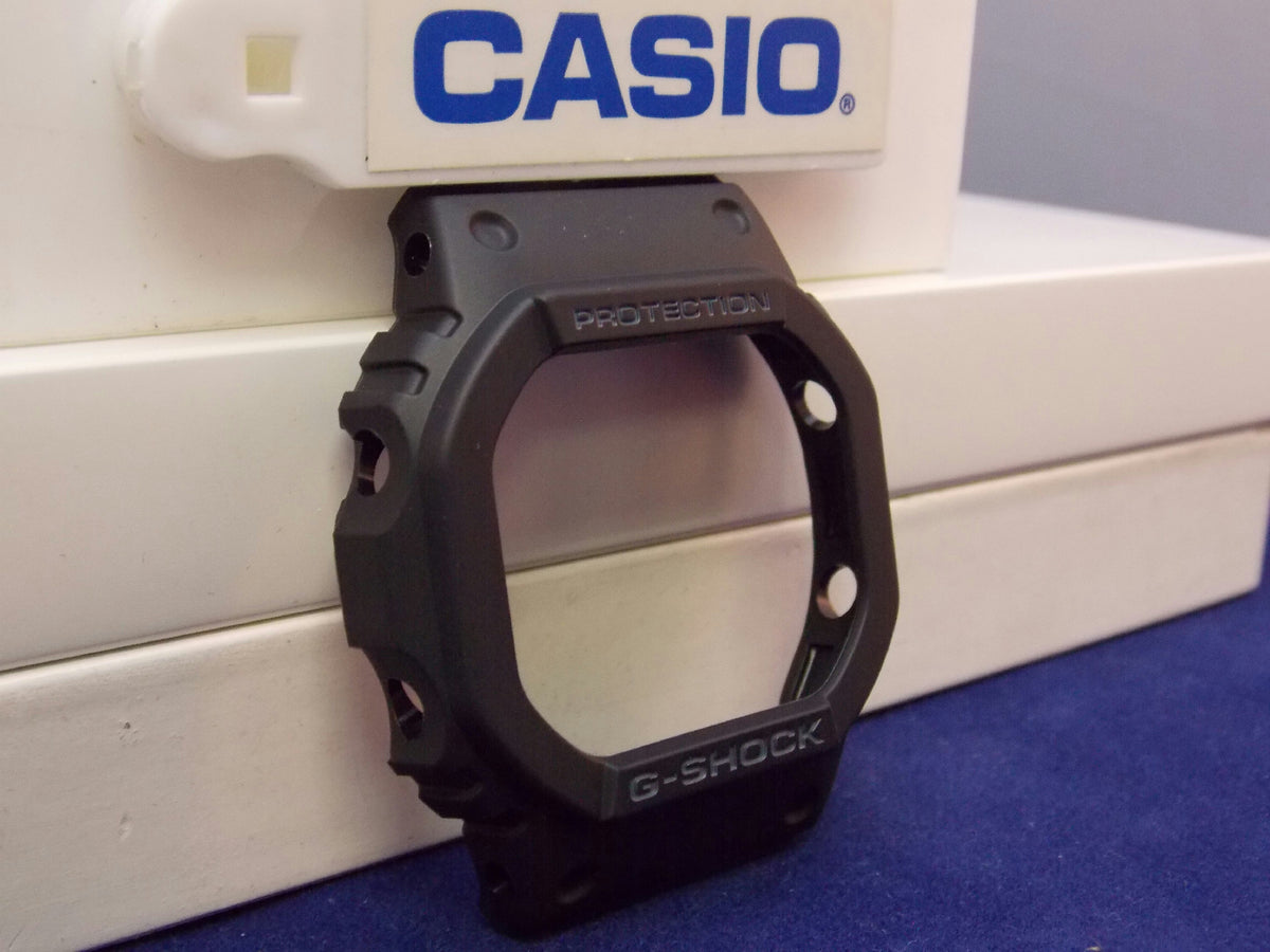 Casio Watch Parts DW-5600 SN & GW-5600 B Bezel/Shell G-Shock Blk. Fits DW-5600E