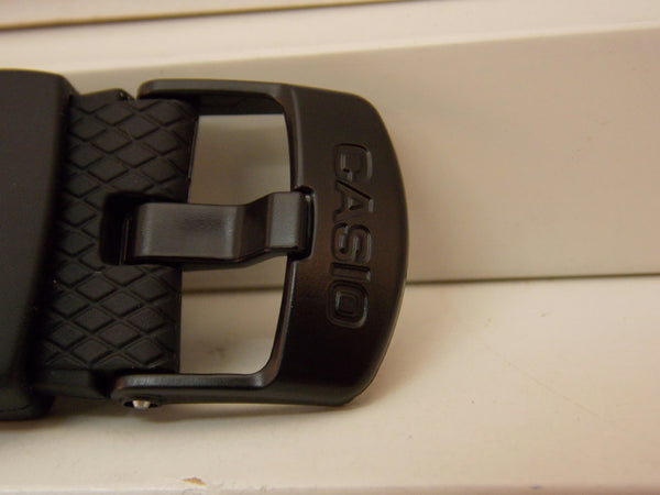 Casio Watchband AQ-164 Black Resin Strap for Illuminator Digital/Analog Watch
