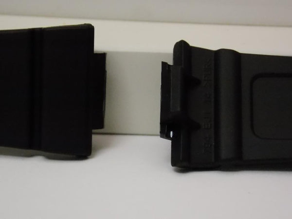 Casio Watchband BGD-500, BGD-501 Black Resin Two Piece Strap Baby-G