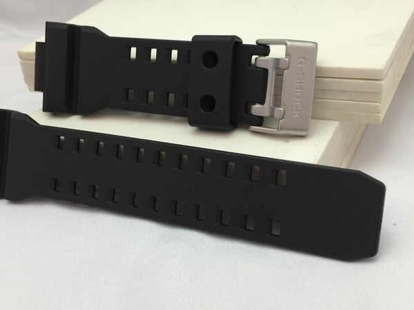 Casio Watchband GD-350-1  Black Resin Strap for G-shock Vibrator Watch.