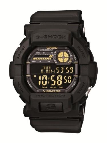 Casio Watchband GD-350-1  Black Resin Strap for G-shock Vibrator Watch.