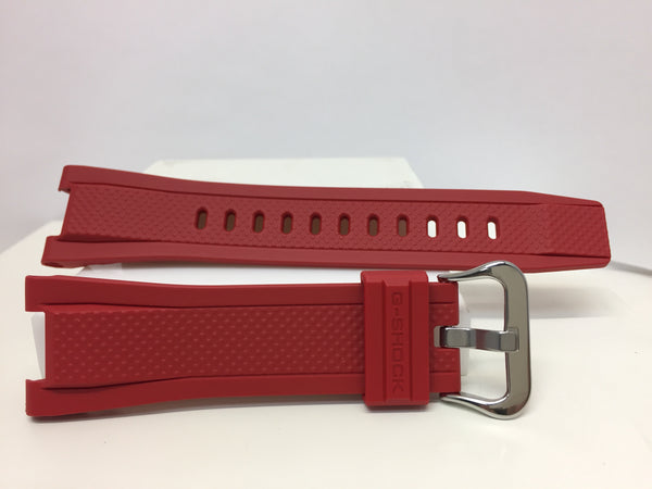 Casio Watchband Red GST-S300,GST-W300,GST-W310 Resin G-Shock Band # 898 GA12