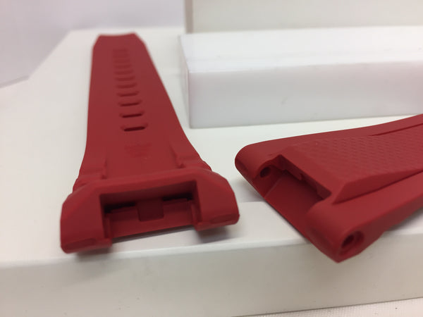 Casio Watchband Red GST-S300,GST-W300,GST-W310 Resin G-Shock Band # 898 GA12