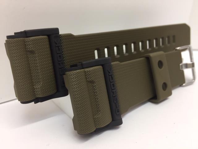 Casio Watchband GD-400 -9 Military Style Olive Green Resin Strap
