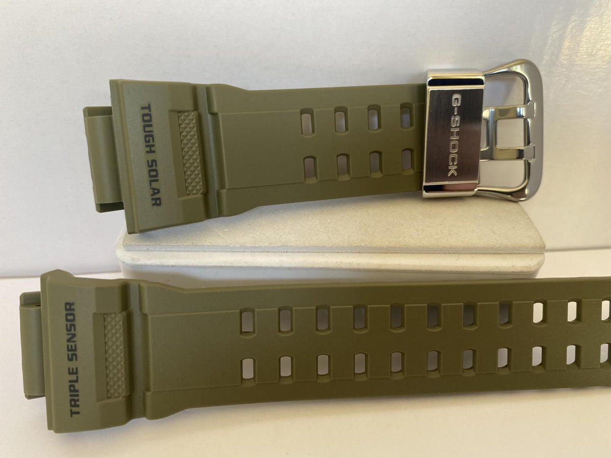 Casio Watchband GW-9400 -3 Military Green. Casio Original Rangeman Strap/Band