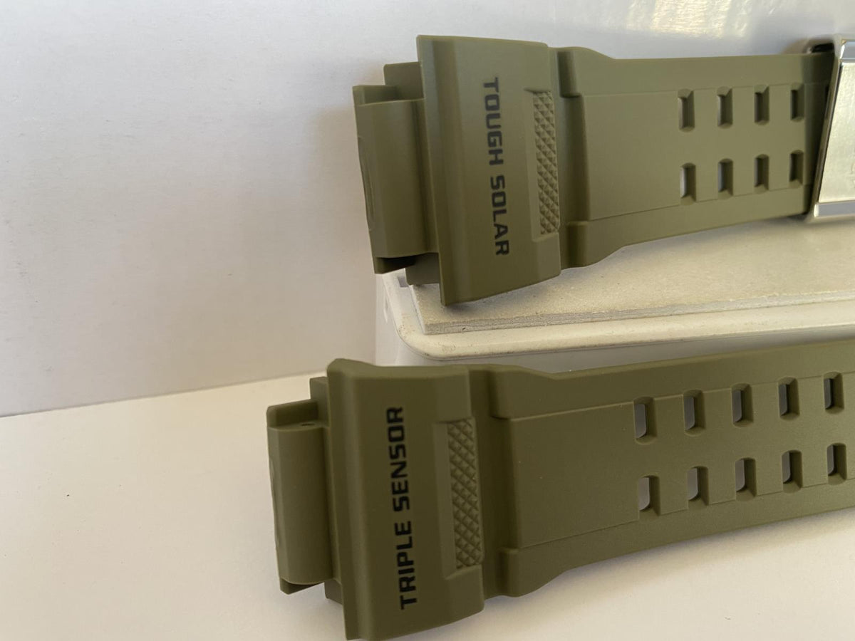 Casio Watchband GW-9400 -3 Military Green. Casio Original Rangeman Strap/Band