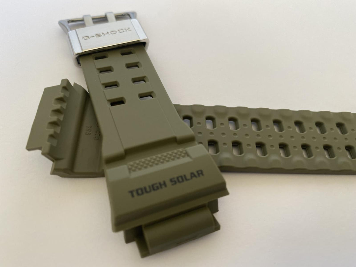 Casio Watchband GW-9400 -3 Military Green. Casio Original Rangeman Strap/Band