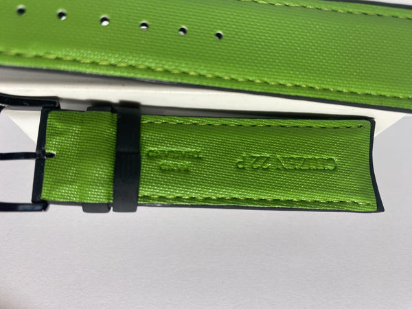 Citizen Proximity Watchband Mod: AT7035 Bk Plate# W760-S079888 Blk w/Grn Stitch
