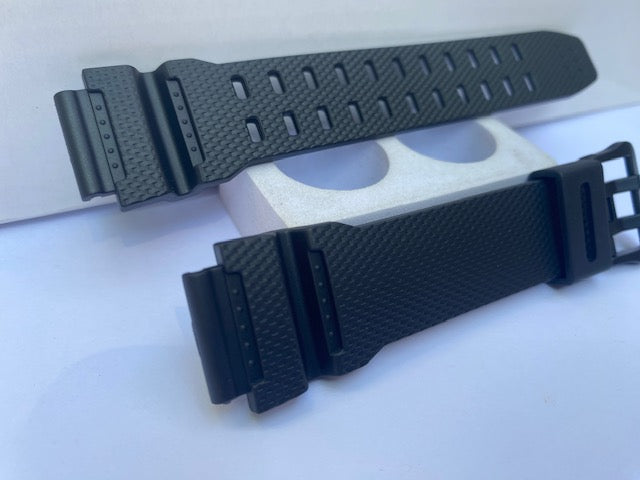 Casio Original Watchband for WS-1200 and WS1250. Black Resin Strap. Band