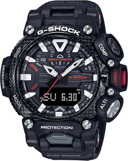 Casio Original Watchband GR-B200 -1a Black Quad Sensor Band. Strap