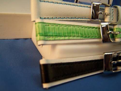 Three ladies 12mm Watchband Leathr 2-Color Fingernail Pins