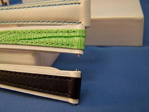 Three ladies 12mm Watchband Leathr 2-Color Fingernail Pins