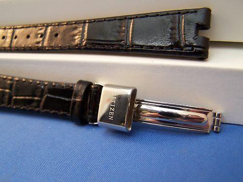 Citizen watchband EP5200 EcoDrive Diamond Collection Black . Watchband