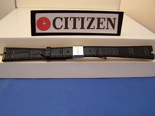 Citizen watchband EP5200 EcoDrive Diamond Collection Black . Watchband