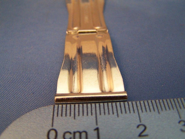 Watch Bracelet TriFold buckle. 18mm End Link Attach and 10mm Center Link Attach