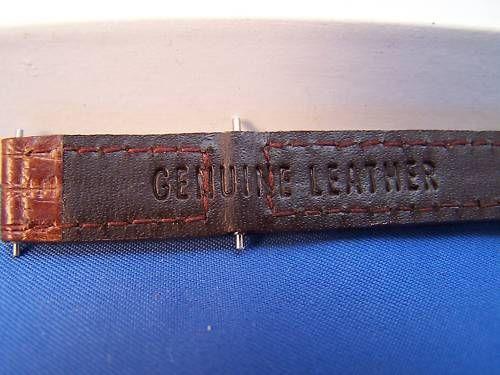 Anne Klein watchband # 10/1441 ladies 10mm Brn w/2pr Pins