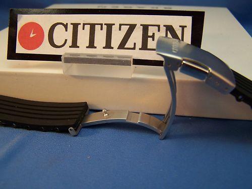 Citizen watchband JY0000. Original Skyhawk Black Resin  Steel Buckle