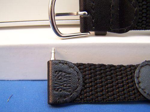 Swiss Army watchband Original 2000 ladies nylon/leather black