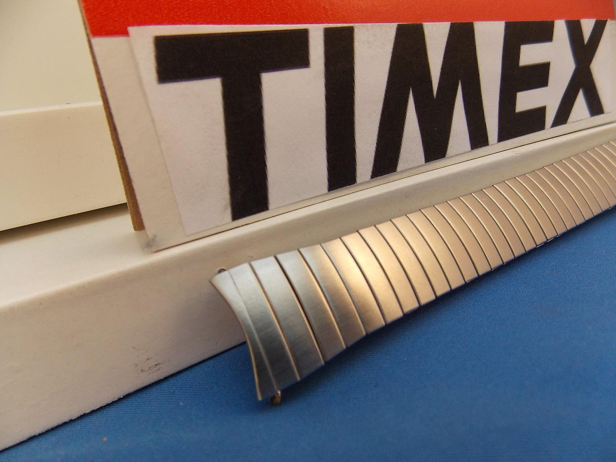 Timex watchband Easy Reader Silver Tone Stretch Band for 18mm Wide EZ Reader