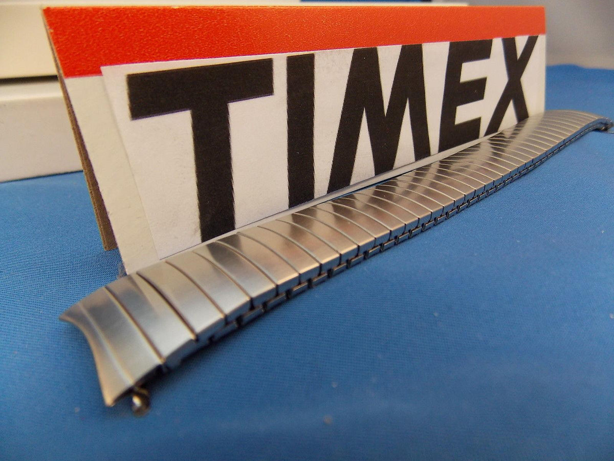 Timex watchband Easy Reader Silver Tone Stretch Band for 18mm Wide EZ Reader