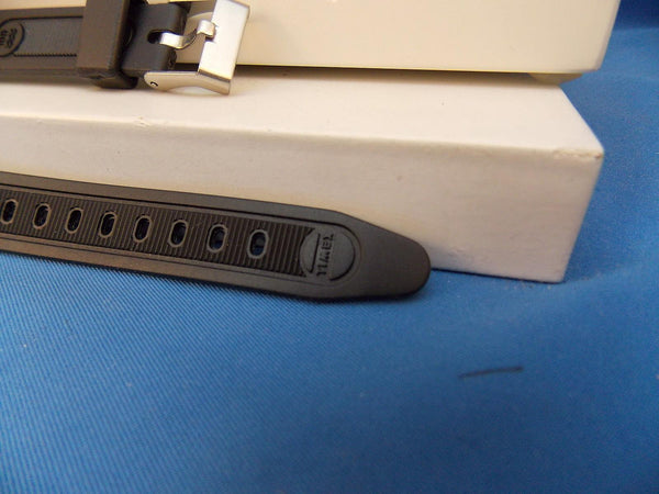 Timex watchband Original Ironman Ladies Black Resin  with Orange Graphics