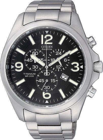 Citizen Watchband AT0660 22mm Titanium Bracelet w/Push Button Deployment Buckle