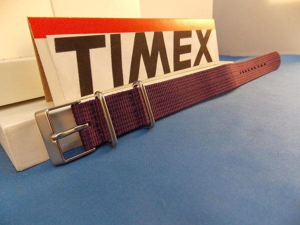 Timex watchband 1 Pc Loop Thru Purple 20mm   Steel Hardware