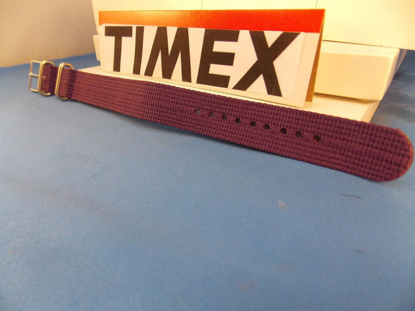 Timex watchband 1 Pc Loop Thru Purple 20mm   Steel Hardware