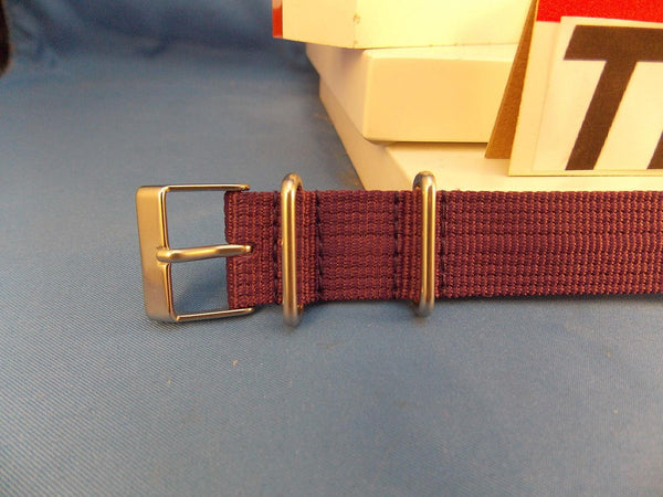 Timex watchband 1 Pc Loop Thru Purple 20mm   Steel Hardware