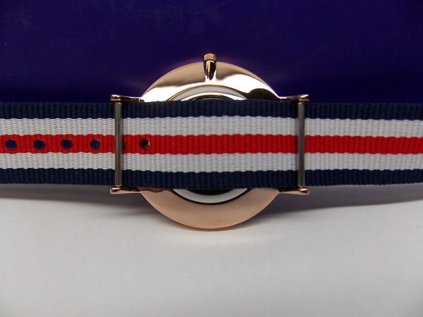 Timex watchband 1 Pc Loop Thru Purple 20mm   Steel Hardware