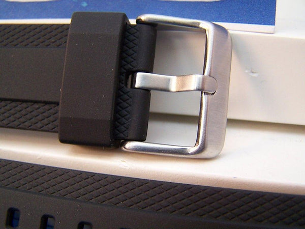 Casio watchband MTF-E001 & MTF-E002 Black Resin Original Watchband