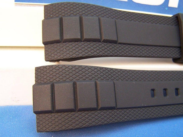Casio watchband MTF-E001 & MTF-E002 Black Resin Original Watchband