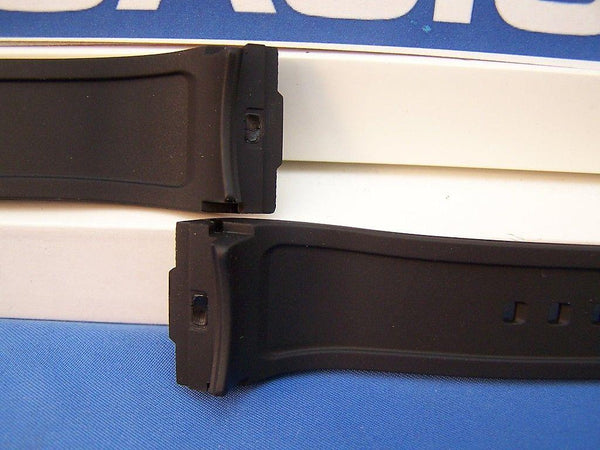 Casio watchband MTF-E001 & MTF-E002 Black Resin Original Watchband