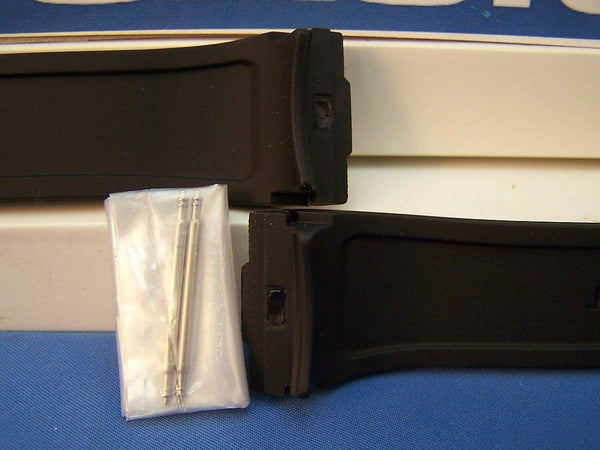 Casio watchband MTF-E001 & MTF-E002 Black Resin Original Watchband