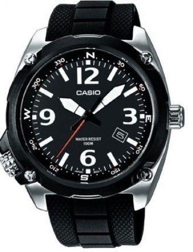 Casio watchband MTF-E001 & MTF-E002 Black Resin Original Watchband