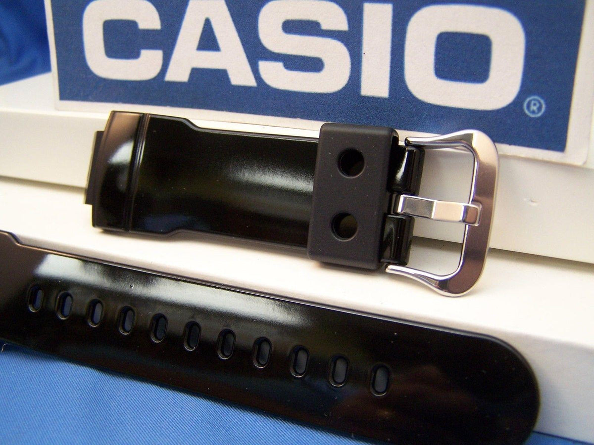 Casio watchband AW-582 SC-1 Shiny black Resin For Digital Analog G-Shock