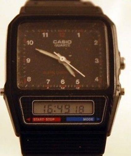 Casio watchband AQ-50 Black Resin