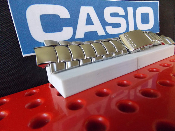 Casio watchband EFA-111 D Edifice Bracelet Siver Tone Stainless Steel w/ Pins