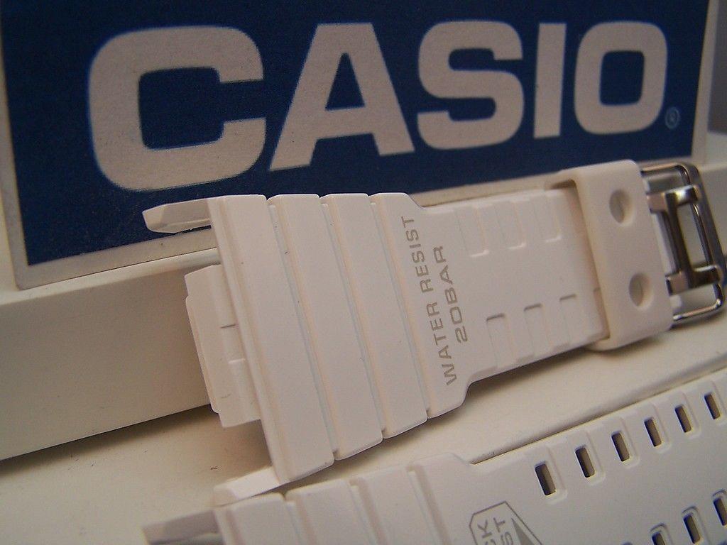Casio Watchband GLS-5500 P-7 Shiny White G-Shock Watchband