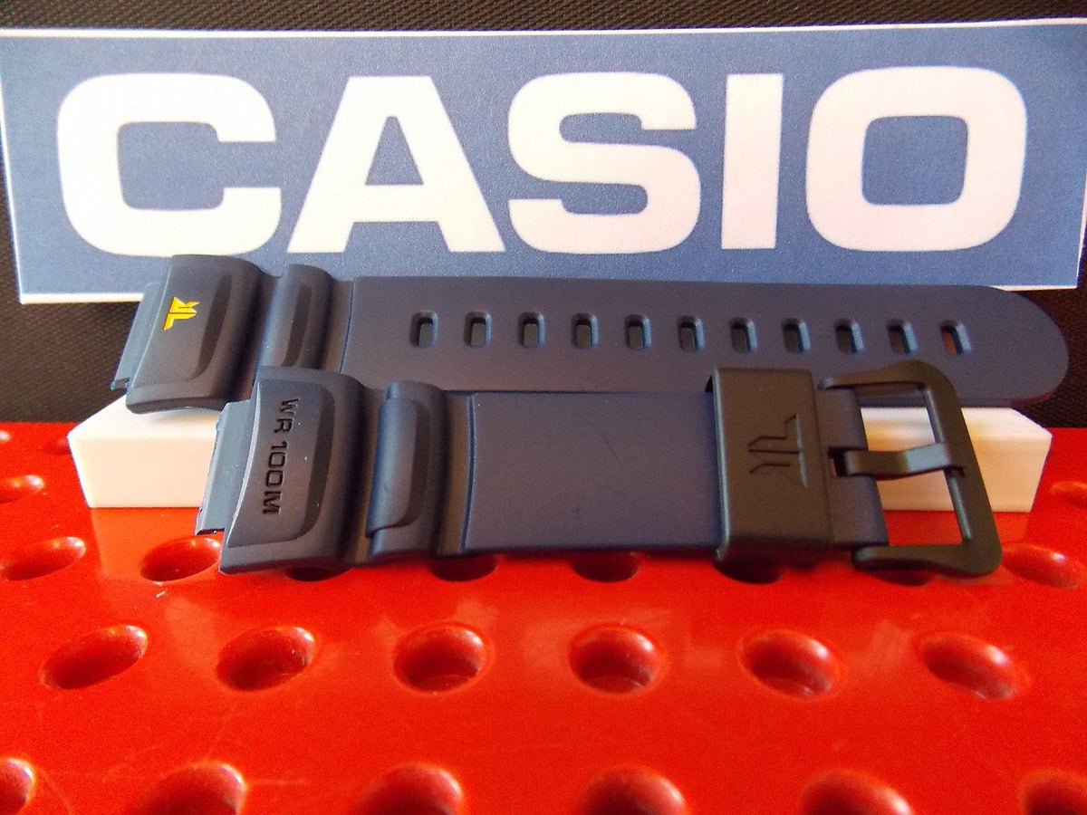 Casio Watchband TRT-100 H-2 blue Twin Resist Resin Strap Watchband
