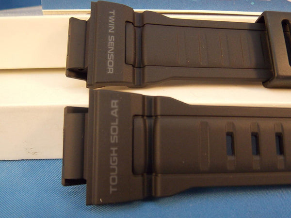 Casio watchband G-9300 Steel Buckle Tough Solar Twin Sensor Black Rubber
