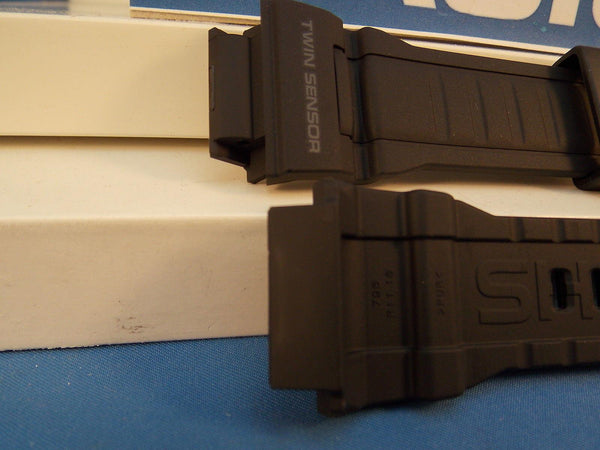 Casio watchband G-9300 Steel Buckle Tough Solar Twin Sensor Black Rubber