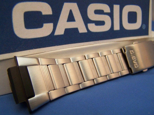 Casio watchband AE-2000, W-S220 Steel Bracelet SilverTone W/Push Button buckle